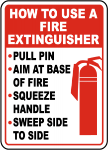 osha fire extinguisher types